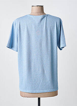 Top manches courtes manches courtes bleu PIER BÉ femme