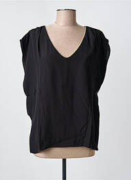 Top manches courtes manches courtes noir AN' GE femme