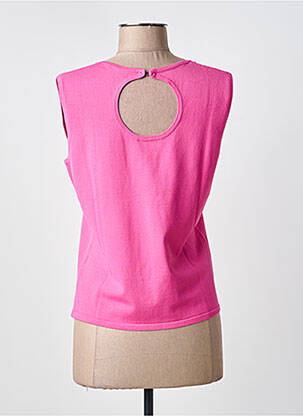 Top stretch sans manche rose KATMAI femme