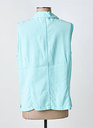 Veste casual coupe droite bleu FEDORA femme