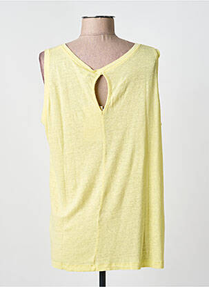 Débardeur stretch sans manche jaune ARMOR LUX femme