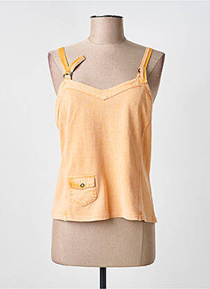 Top stretch fines bretelles orange ALDO MARTIN'S femme