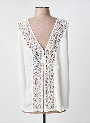 Top stretch sans manche blanc BLACK MOJITO femme
