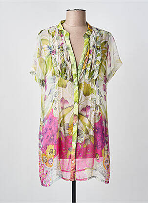 Tunique manches courtes vert KATMAI femme