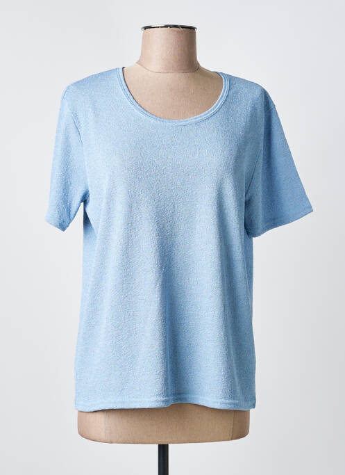 Top manches courtes manches courtes bleu PIER BÉ femme
