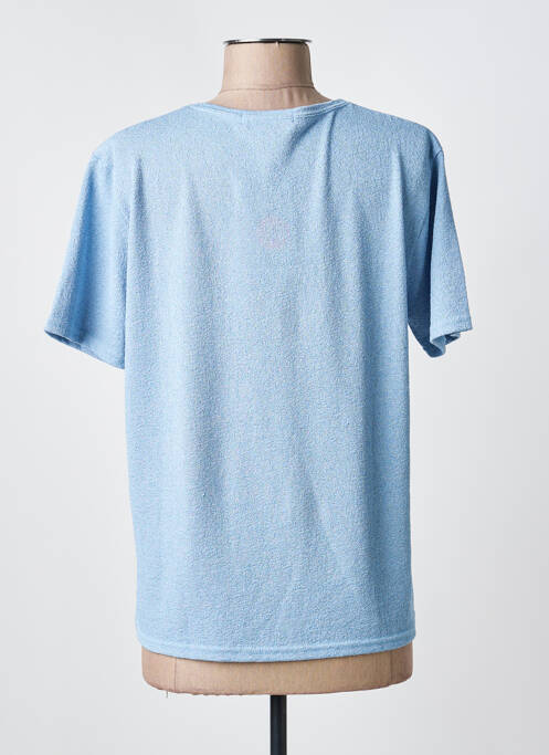 Top manches courtes manches courtes bleu PIER BÉ femme