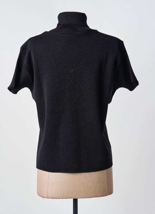 Pull col roulé noir KATMAI femme