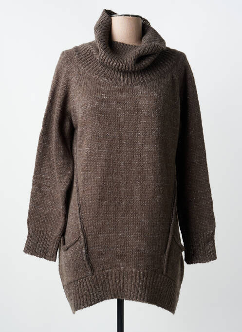 Pull tunique vert YERSE femme