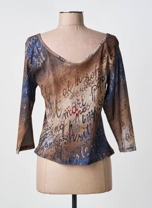 Top marron PAUL BRIAL femme