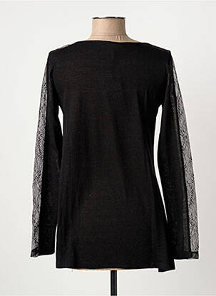 T-shirt manches longues manches longues noir BY MO femme
