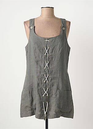 Top sans manche sans manche gris FILIPINE LAHOYA femme