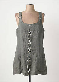 Top sans manche sans manche gris FILIPINE LAHOYA femme