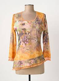 T-shirt manches longues manches longues orange PIER BÉ femme