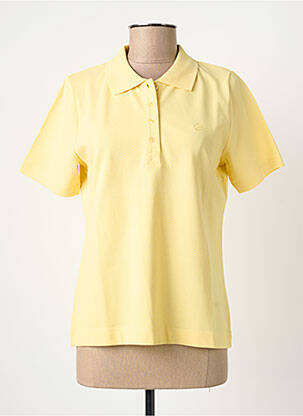 Polo manches courtes manches courtes jaune GELCO femme
