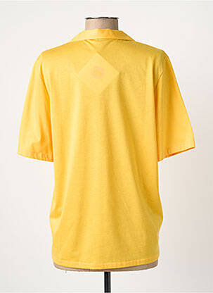 Polo coupe droite manches courtes jaune PIER BÉ femme