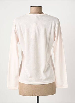 T-shirt manches longues manches longues rose CLAUDE DE SAIVRE femme