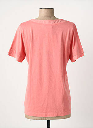 T-shirt coupe droite manches courtes rose ARMOR LUX femme