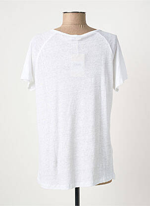 T-shirt coupe droite manches courtes blanc ARMOR LUX femme