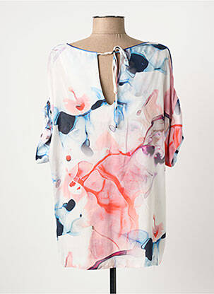Blouse manches courtes manches courtes blanc JOCAVI femme