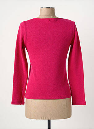 Pull coupe cintrée manches longues rose FILIPINE LAHOYA femme