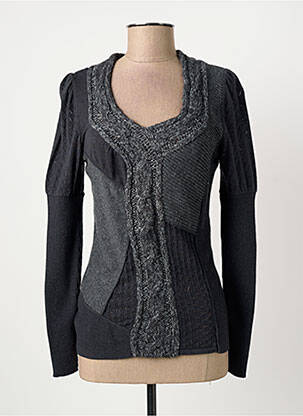Pull coupe cintrée manches longues gris ALDO MARTIN'S femme