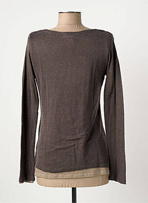 T-shirt manches longues manches longues marron YERSE femme