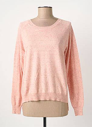 Pull coupe cintrée manches longues rose YERSE femme