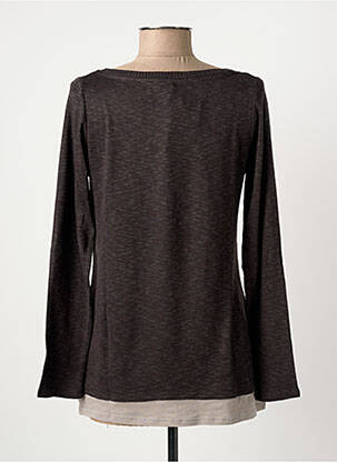 Pull coupe cintrée manches longues gris YERSE femme