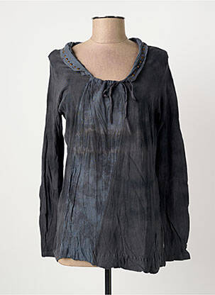 T-shirt manches longues manches longues bleu YERSE femme