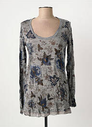 T-shirt manches longues manches longues gris YERSE femme