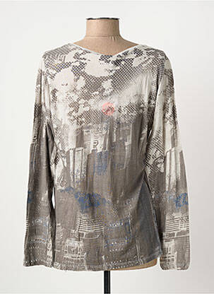 T-shirt manches longues manches longues gris YERSE femme