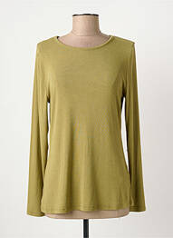 T-shirt manches longues manches longues vert MD'M femme