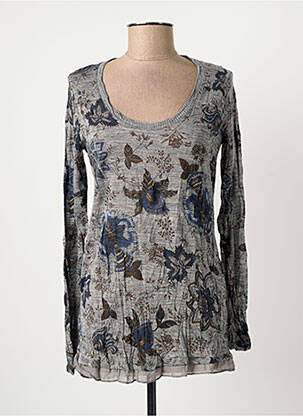 T-shirt gris YERSE femme