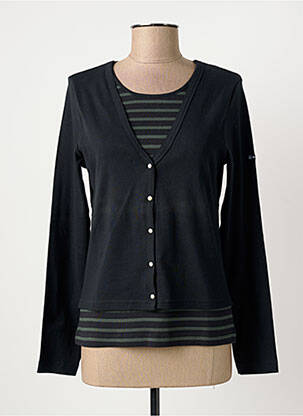 T-shirt noir ARMOR LUX femme