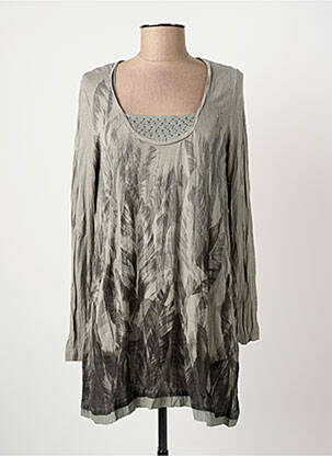 Tunique manches longues vert YERSE femme