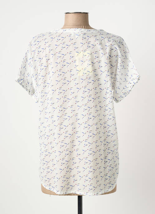 Chemisier manches courtes manches courtes blanc ARMOR LUX femme