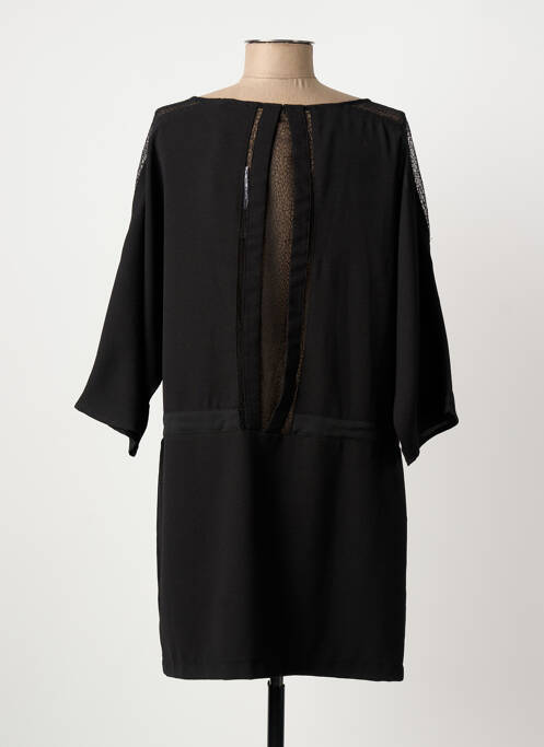 Robe mi-longue noir ANGE femme