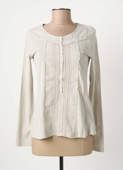 T-shirt beige YERSE femme