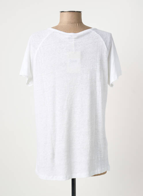 T-shirt coupe droite manches courtes blanc ARMOR LUX femme