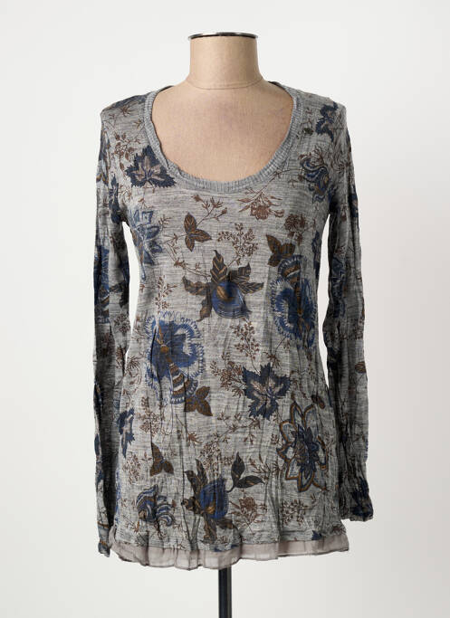 T-shirt gris YERSE femme