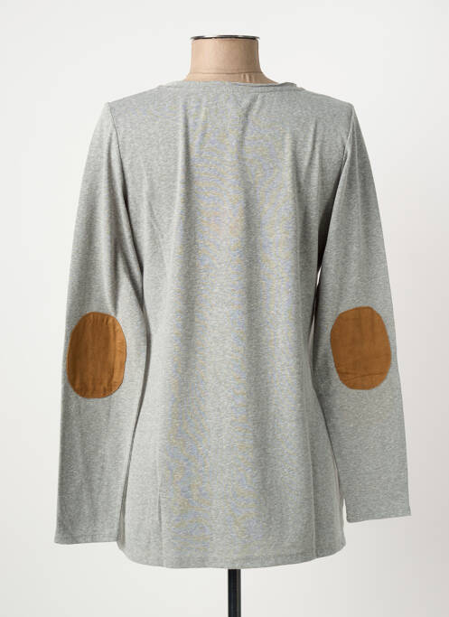 T-shirt manches longues manches longues gris YERSE femme