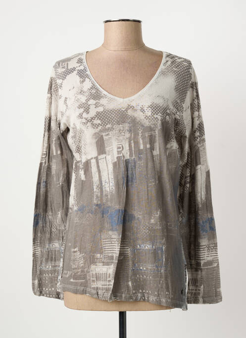 T-shirt gris YERSE femme