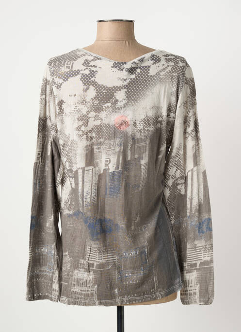 T-shirt gris YERSE femme