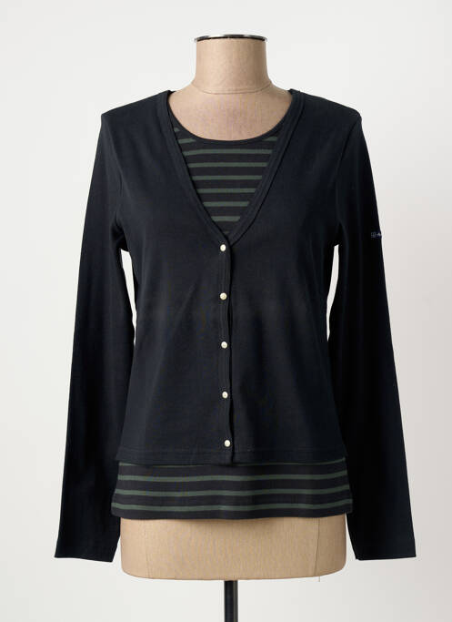 T-shirt noir ARMOR LUX femme