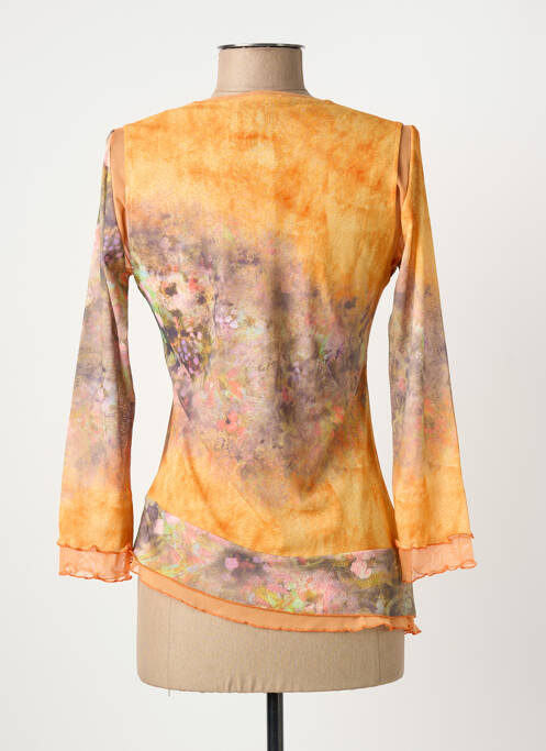 T-shirt manches longues manches longues orange PIER BÉ femme
