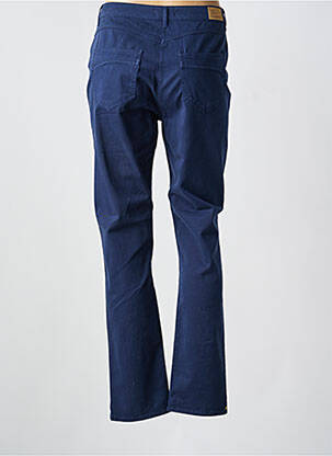 Pantalon slim tissage popeline taille normale bleu LE PETIT BAIGNEUR femme
