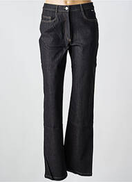 Jeans coupe droite stretch taille normale noir ARMOR LUX femme
