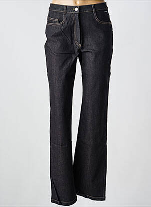 Jeans coupe droite stretch taille normale noir ARMOR LUX femme