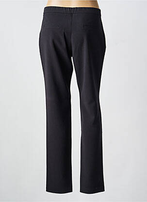 Pantalon chino fermeture zippée sous rabat boutonné taille normale noir WALTRON femme