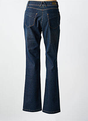 Jeans coupe droite stretch taille normale bleu JOCAVI femme